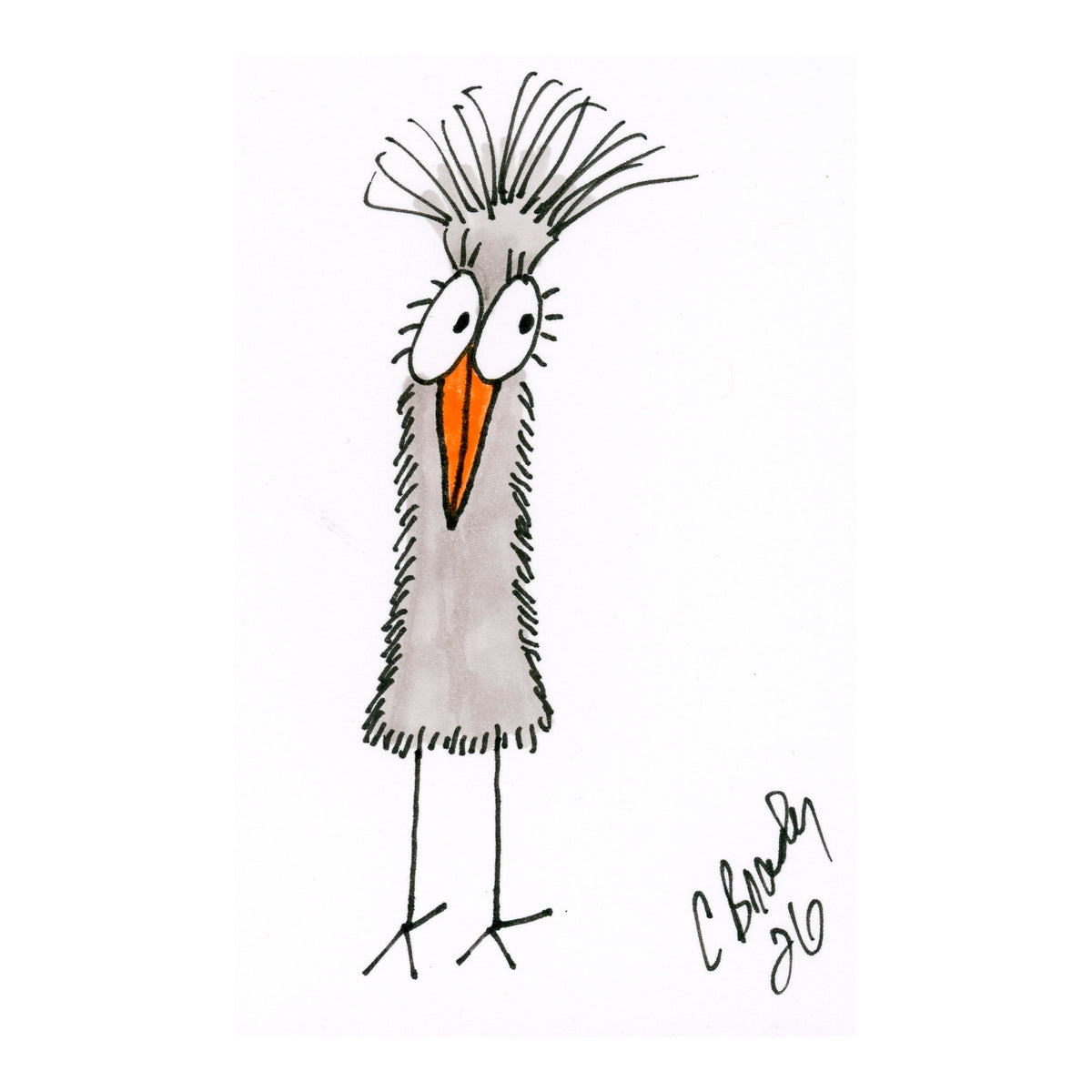 Tiny Perch Original - TPS-192 - Plain Jane - 1 of 1 Original Art