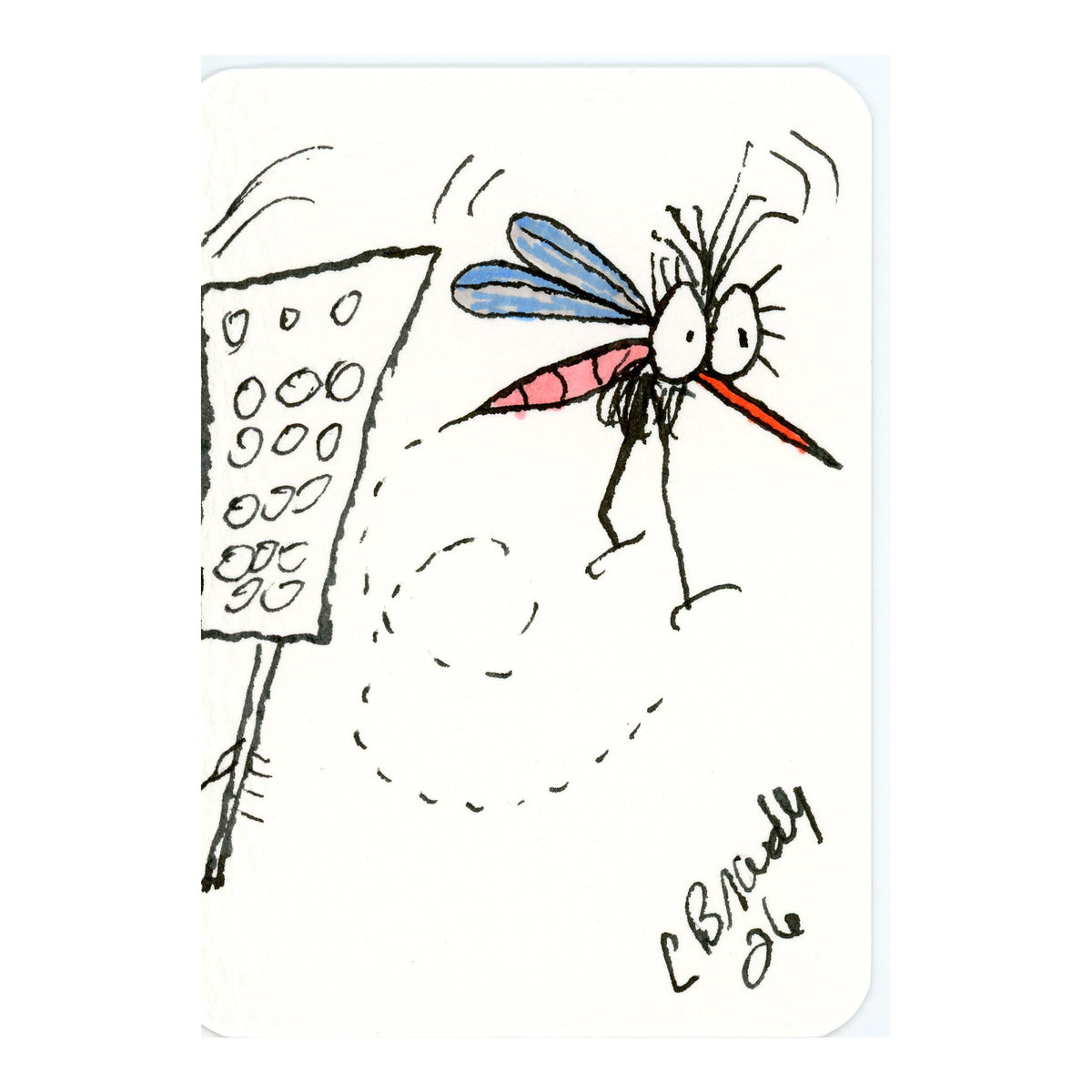 Tiny Perch Original TPS-M10 – Fast-Track Frankie – 1-of-1 Original Art
