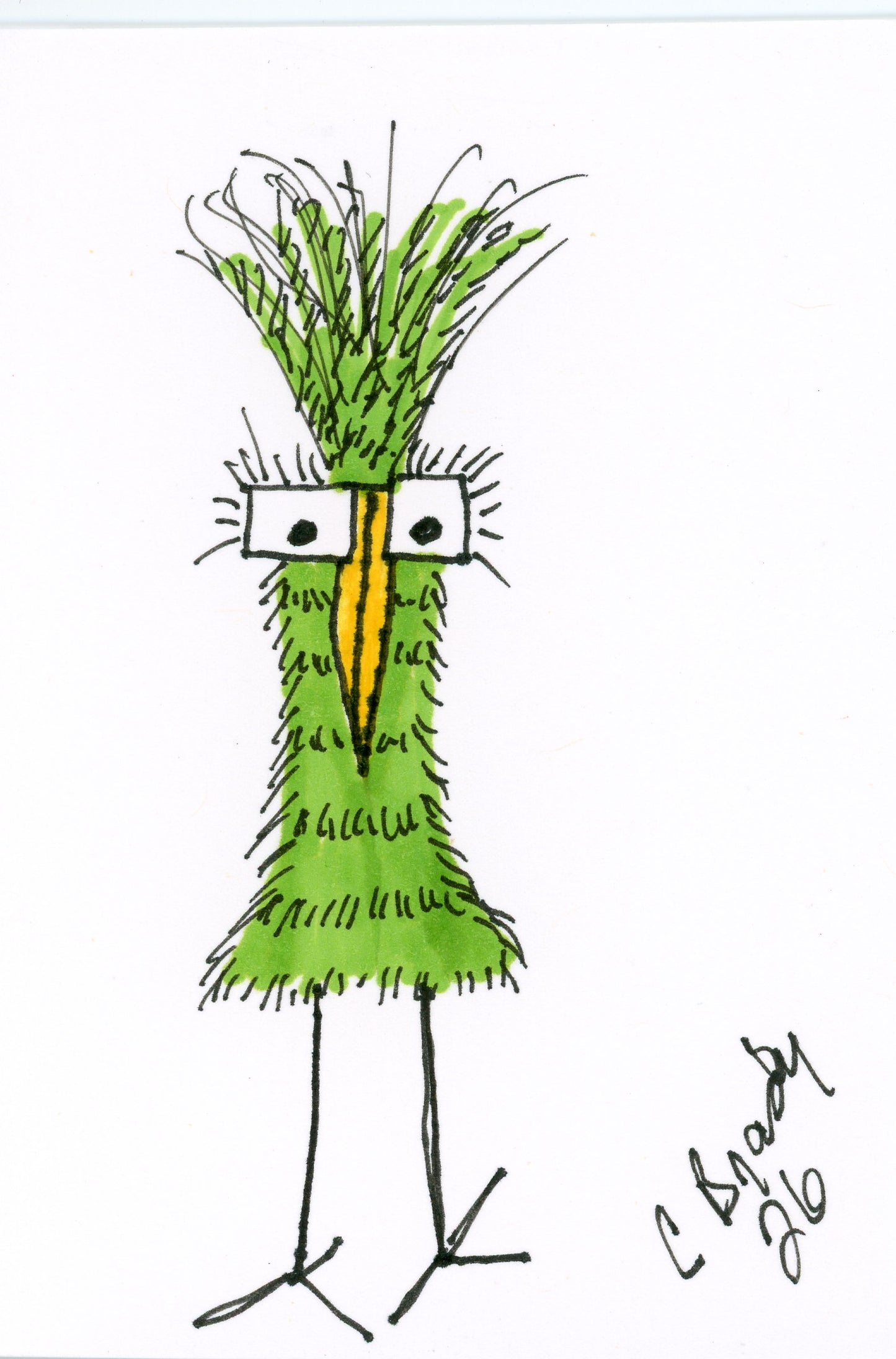 Tiny Perch Original - TPS-117-Dave - 1 of 1 Original Art