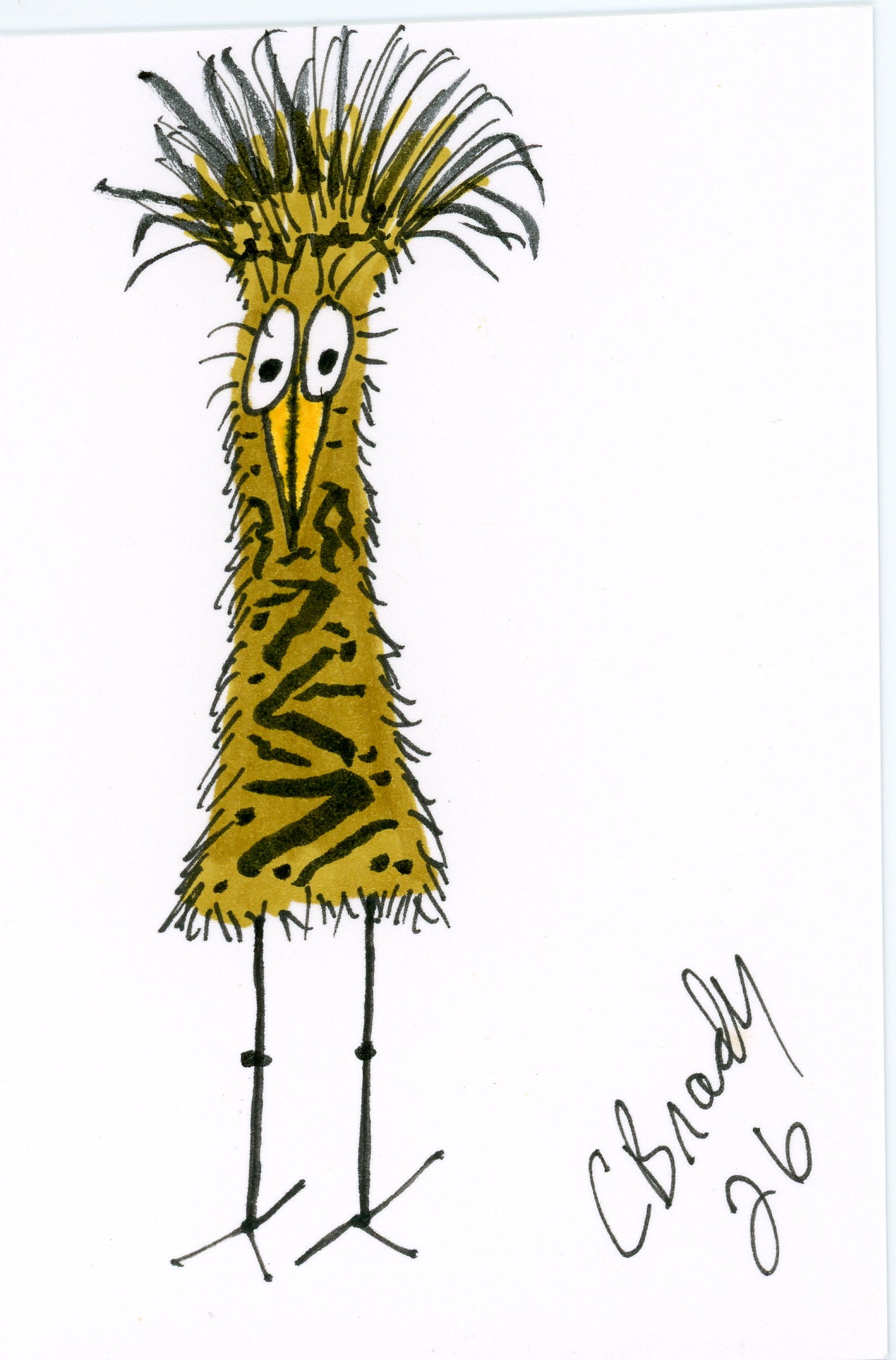 Tiny Perch Original - TPS-127 - Harold- 1 of 1 Original Art