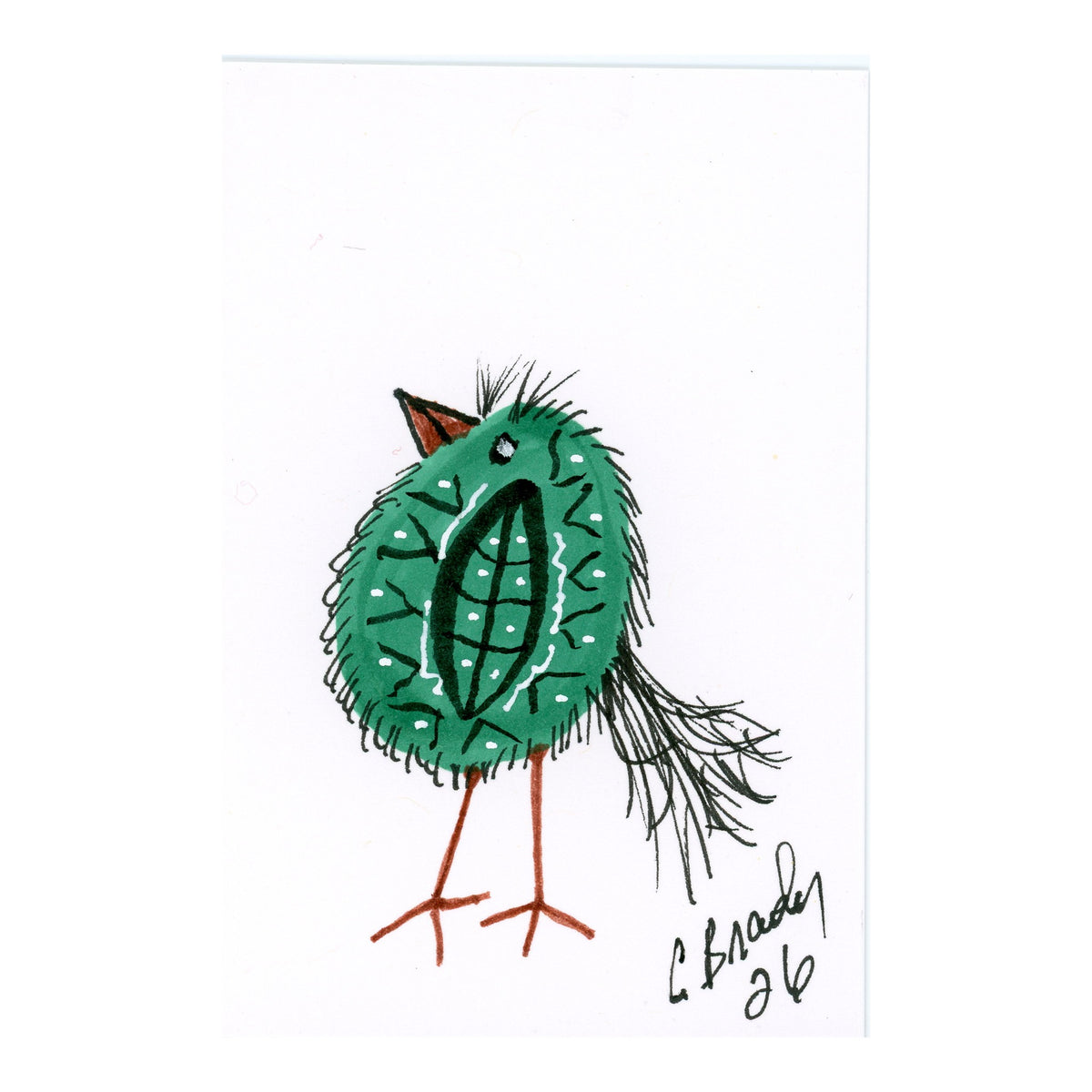 Tiny Perch Original - TPS-134 - Earl - 1 of 1 Original Art