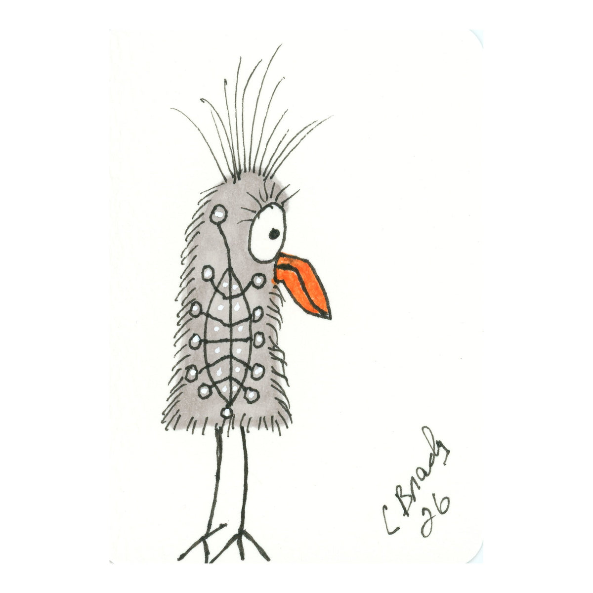 Tiny Perch Original - TPS-145 - Dotty - 1 of 1 Original Art
