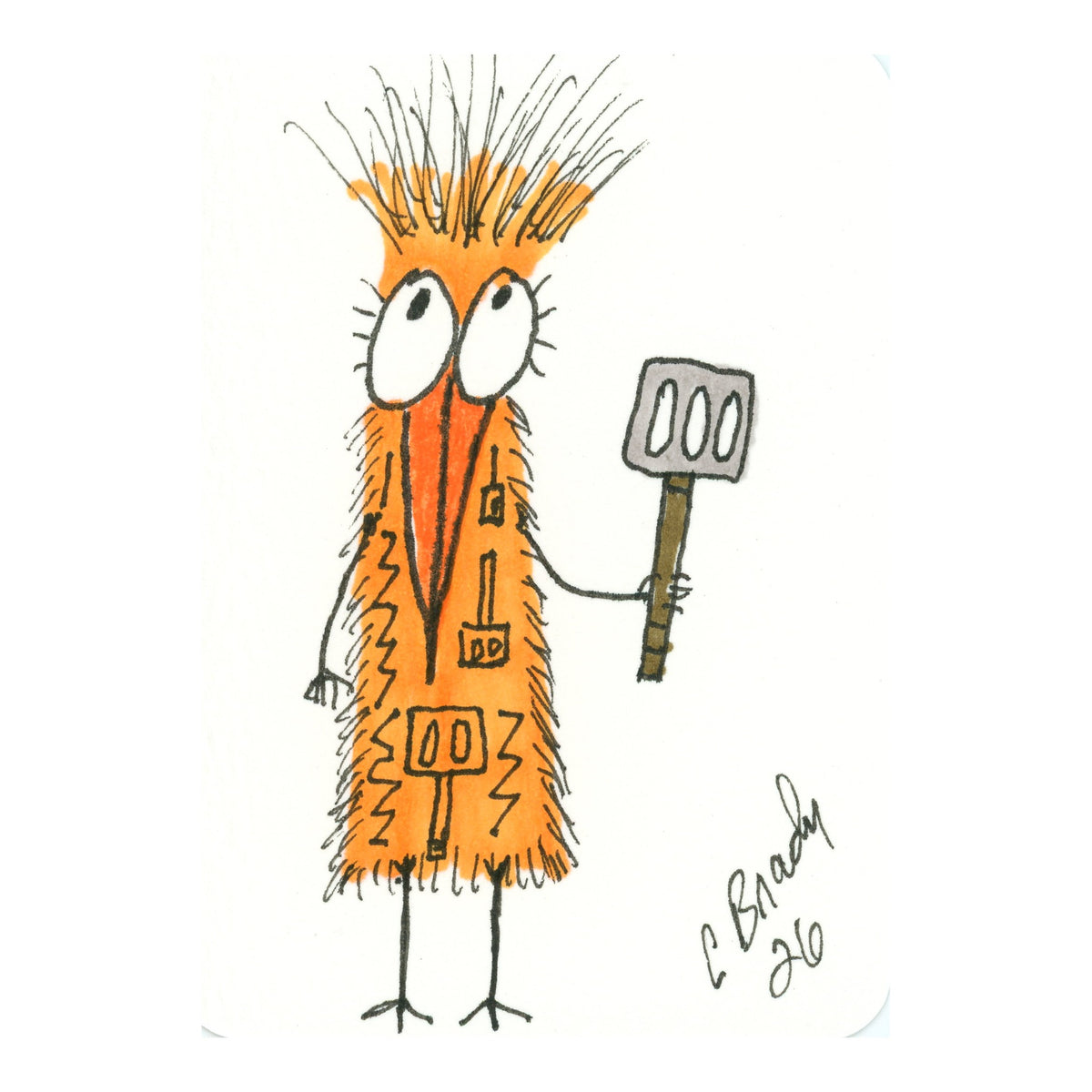 Tiny Perch Original - TPS-148 - Flapjack - 1 of 1 Original Art