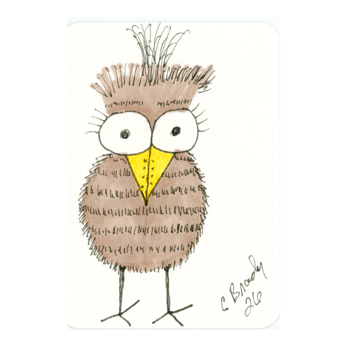 Tiny Perch Original -TPS-229-Hoot Gibson - 1 of 1 Original Art