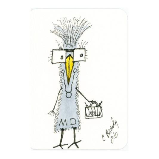 Tiny Perch Original -TPS-231 Dr. Denture - 1 of 1 Original Art