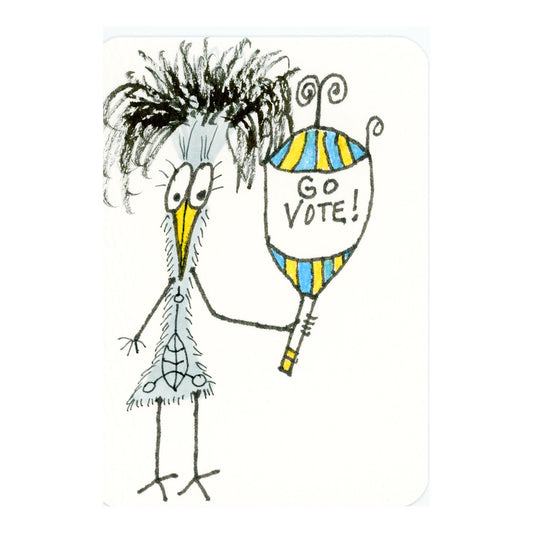Tiny Perch Original -TPS-234 Polly Ticks - 1 of 1 Original Art