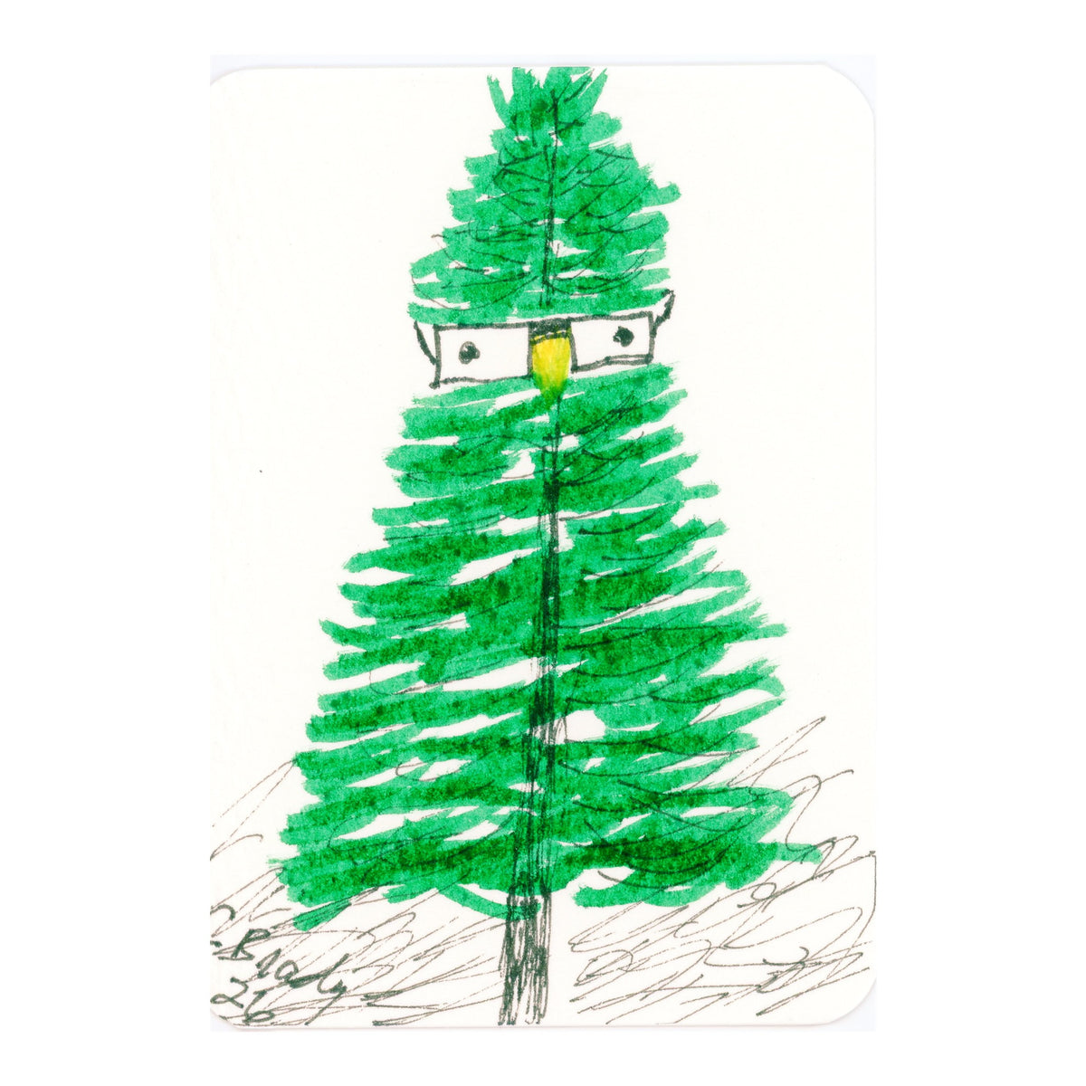 Tiny Perch Original -TPS-247 The Disguised Tree - 1 of 1 Original Art