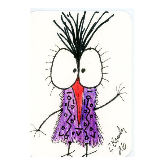 Tiny Perch Original TPS-311 – Doodle Dee – 1-of-1 Original Art