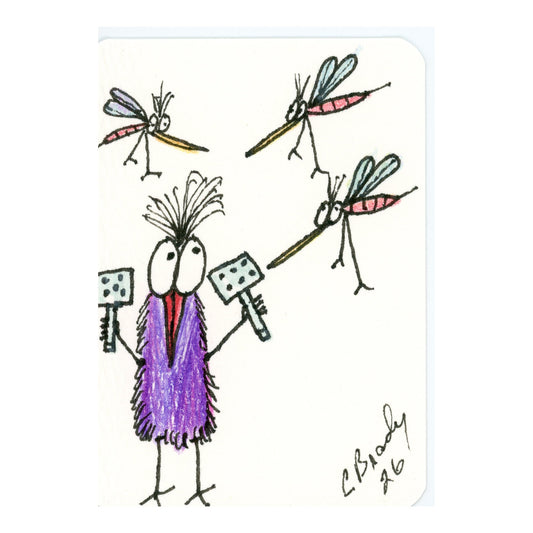 Tiny Perch Original TPS-M15 – Ambidextrous Agnes – 1-of-1 Original Art