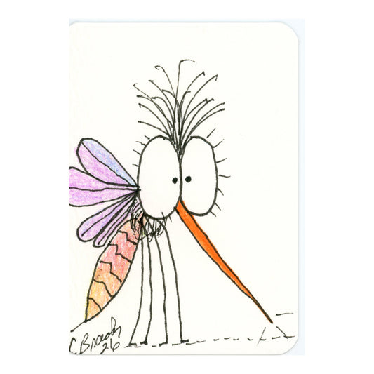 Tiny Perch Original TPS-M16 – Puncture Pearl – 1-of-1 Original Art