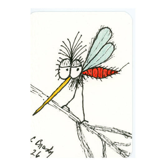 Tiny Perch Original TPS-M33 – Branch Manager Bernard – 1-of-1 Original Art