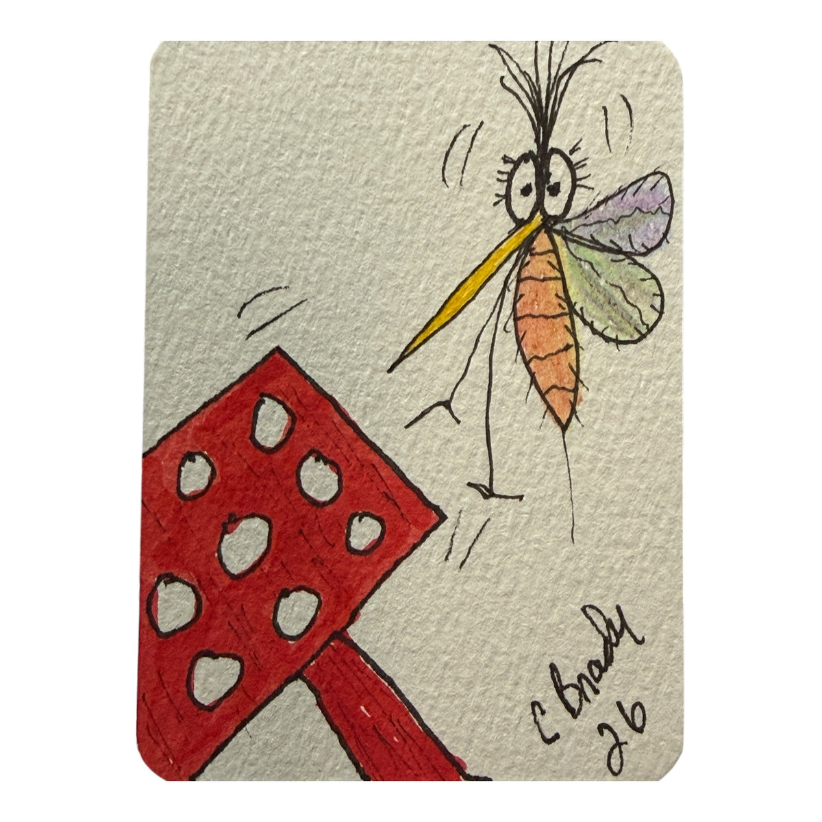 Tiny Perch Original TPS-M38 – Mabel’s Mushroom Mix-Up – 1-of-1 Original Art