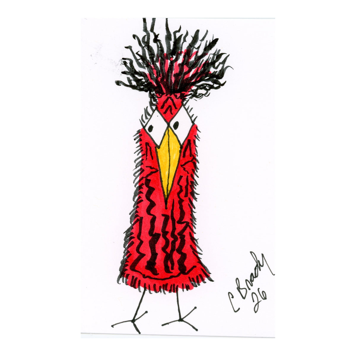 Tiny Perch Original - TPS-107 - Donald- 1 of 1 Original Art