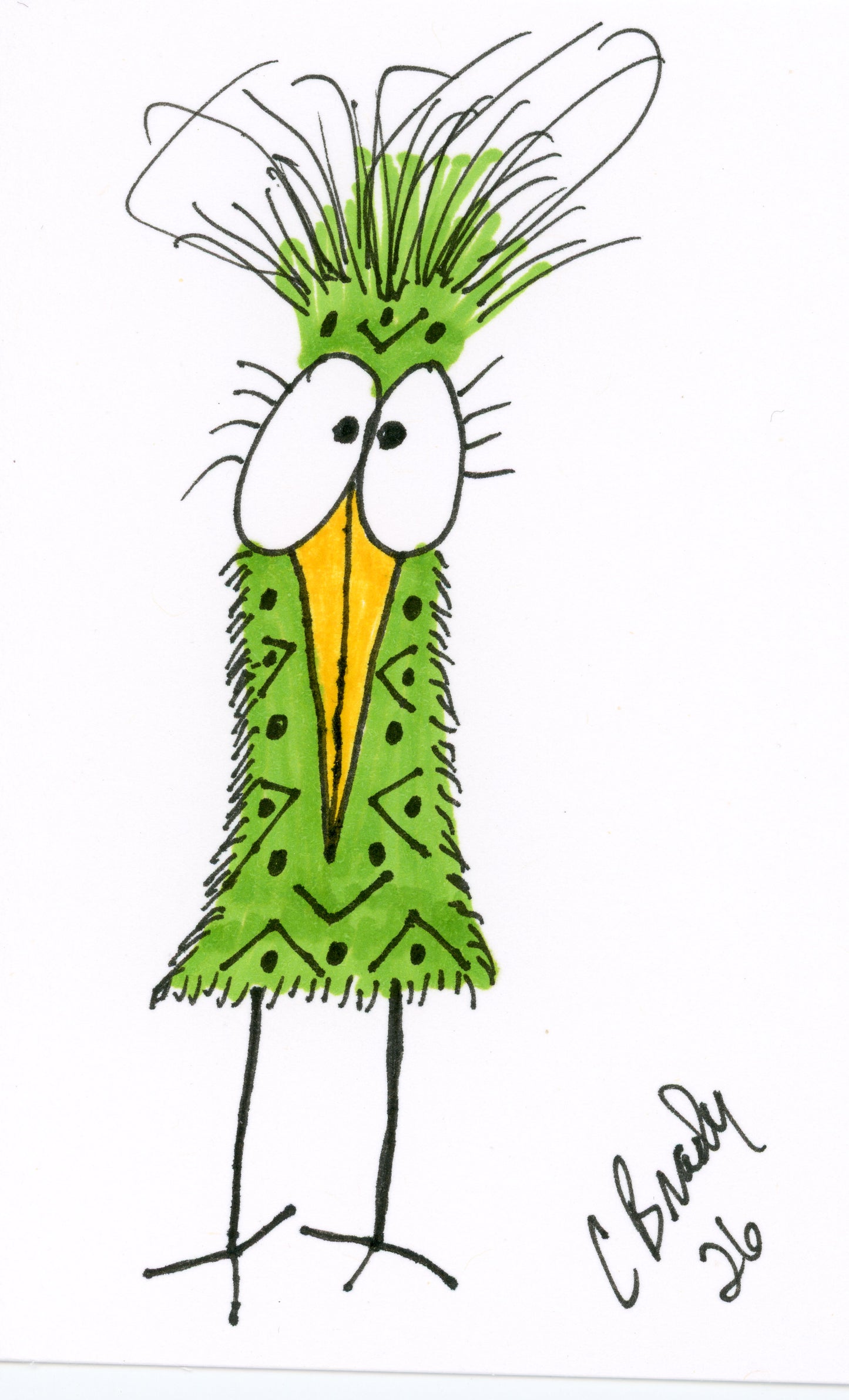 Tiny Perch Original - TPS-110-Kevin - 1 of 1 Original Art