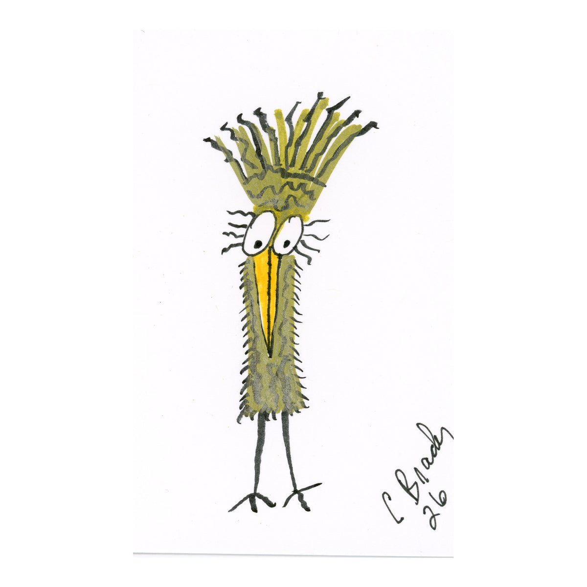 Tiny Perch Original - TPS-113-Steve - 1 of 1 Original Art