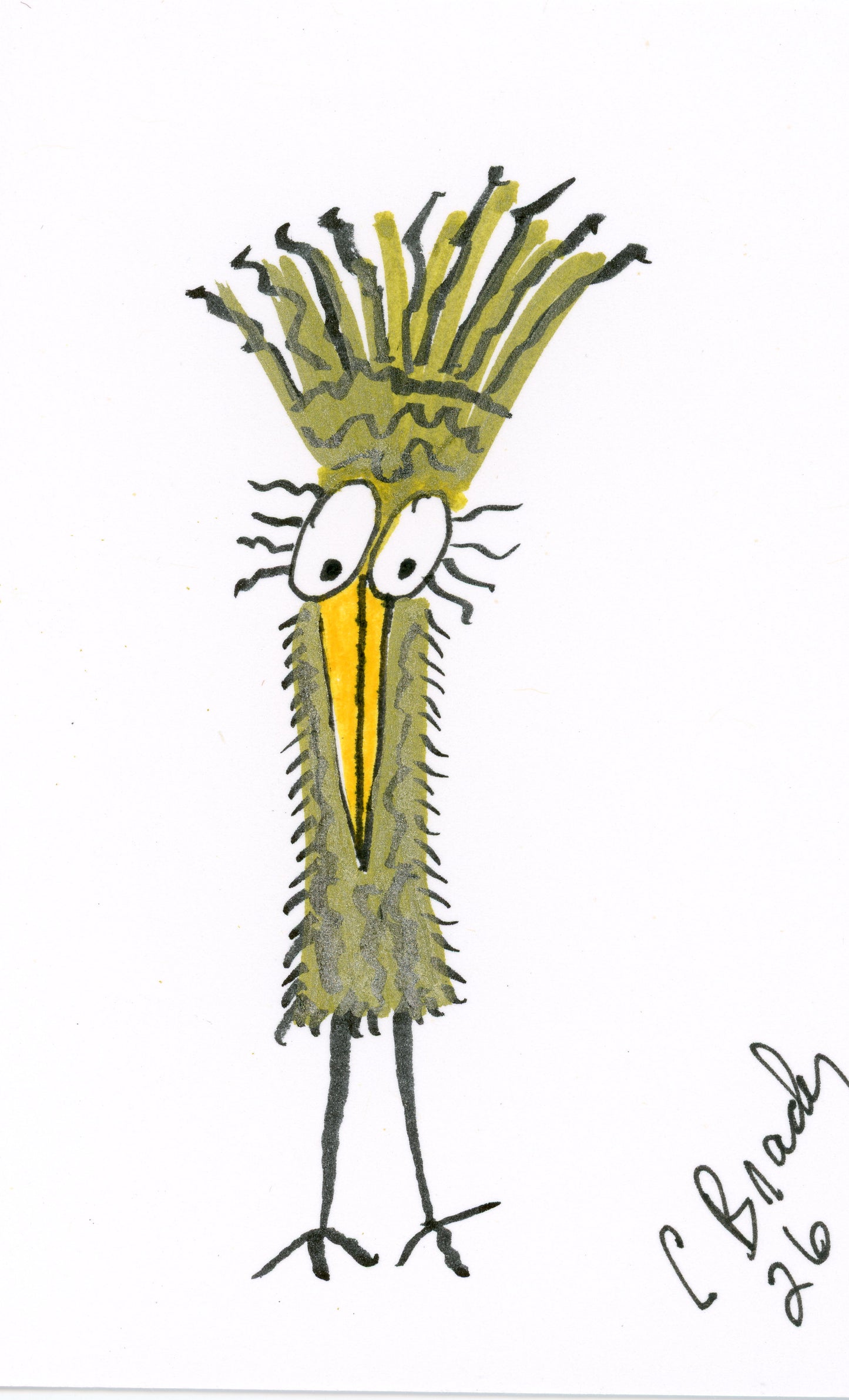 Tiny Perch Original - TPS-113-Steve - 1 of 1 Original Art