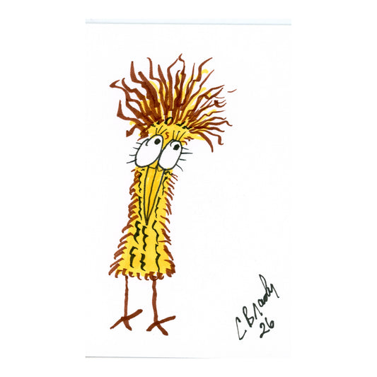 Tiny Perch Original - TPS-115-Lucy - 1 of 1 Original Art