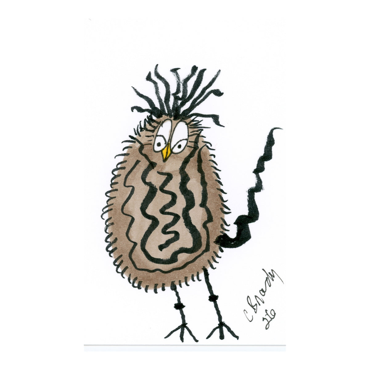 Tiny Perch Original - TPS-116-Buck - 1 of 1 Original Art