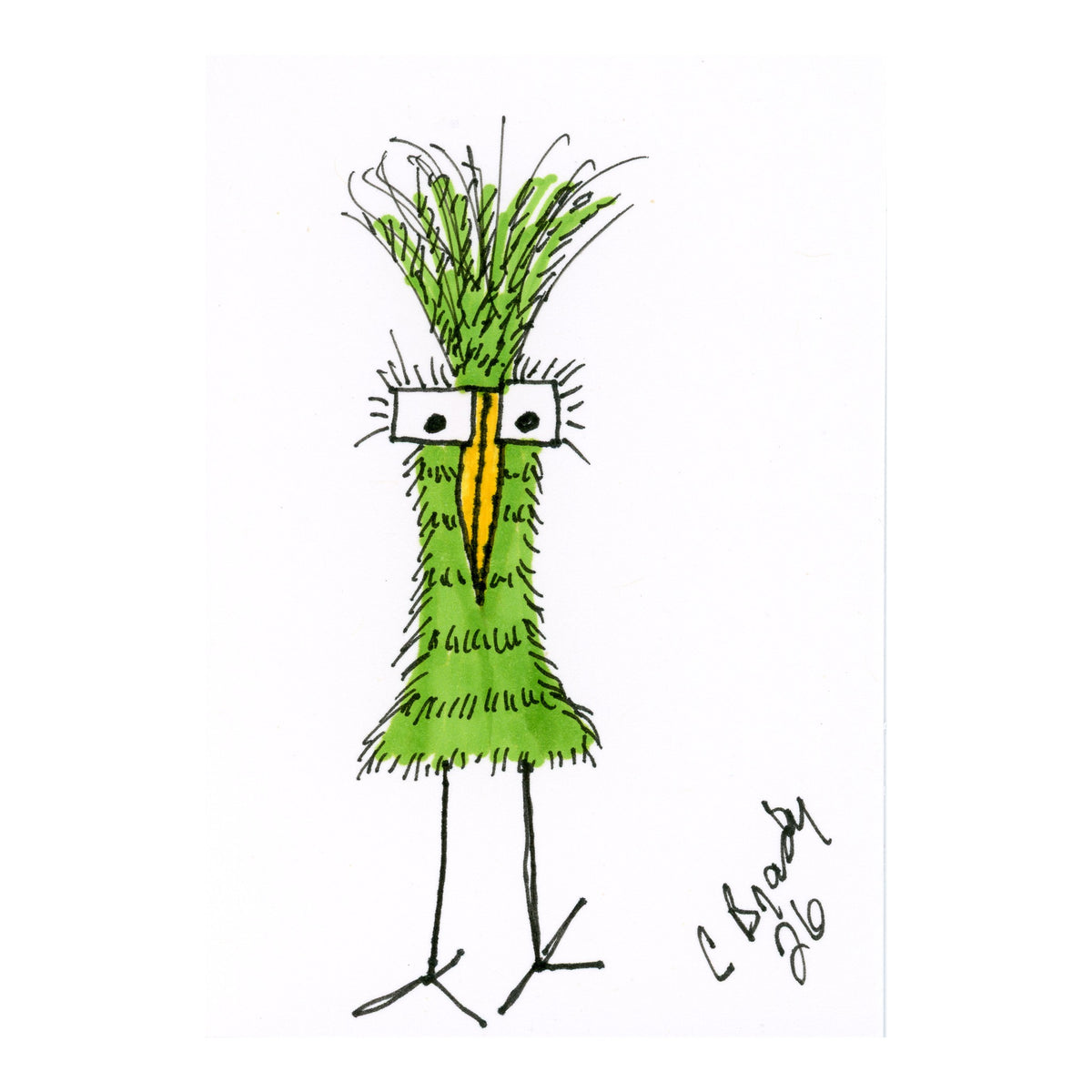 Tiny Perch Original - TPS-117-Dave - 1 of 1 Original Art